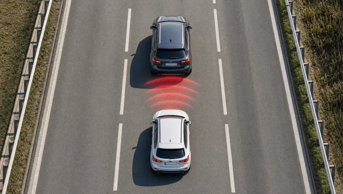 ADAS: distancia de seguimiento peligrosa