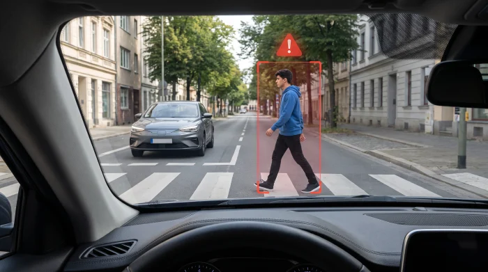 ADAS: alerta de peatón y posible colisión