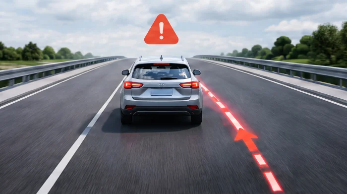 ADAS: salida de carril involuntaria