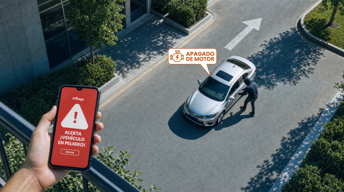GPS para auto con bloqueo de motor