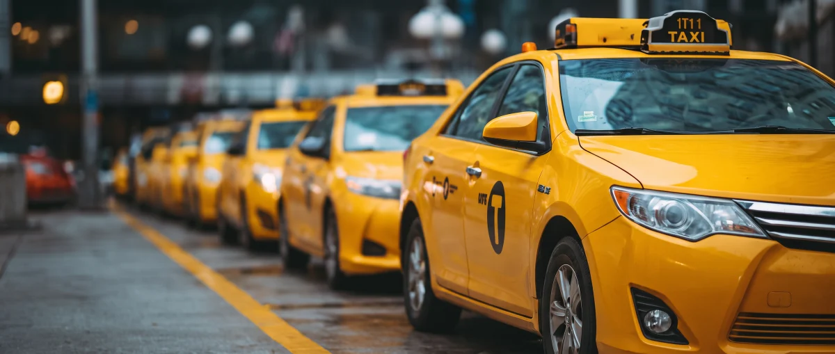 Taxis con GPS para transporte de pasajeros